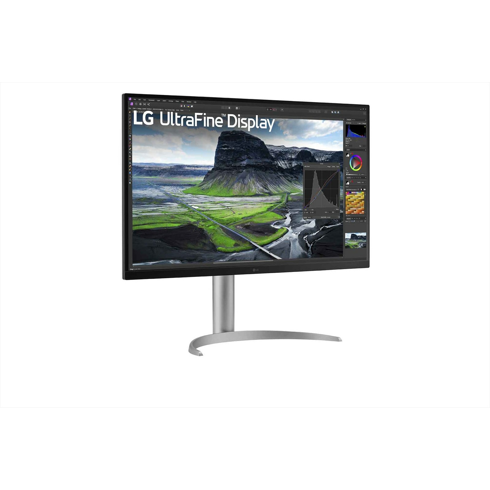 Monitor LG UltraFine 32UQ850V-W 32" (3840x2160) 16:9 4K IPS 5ms 60Hz HDR400 HDMI DP USB-C, i hirtë - Figura 3