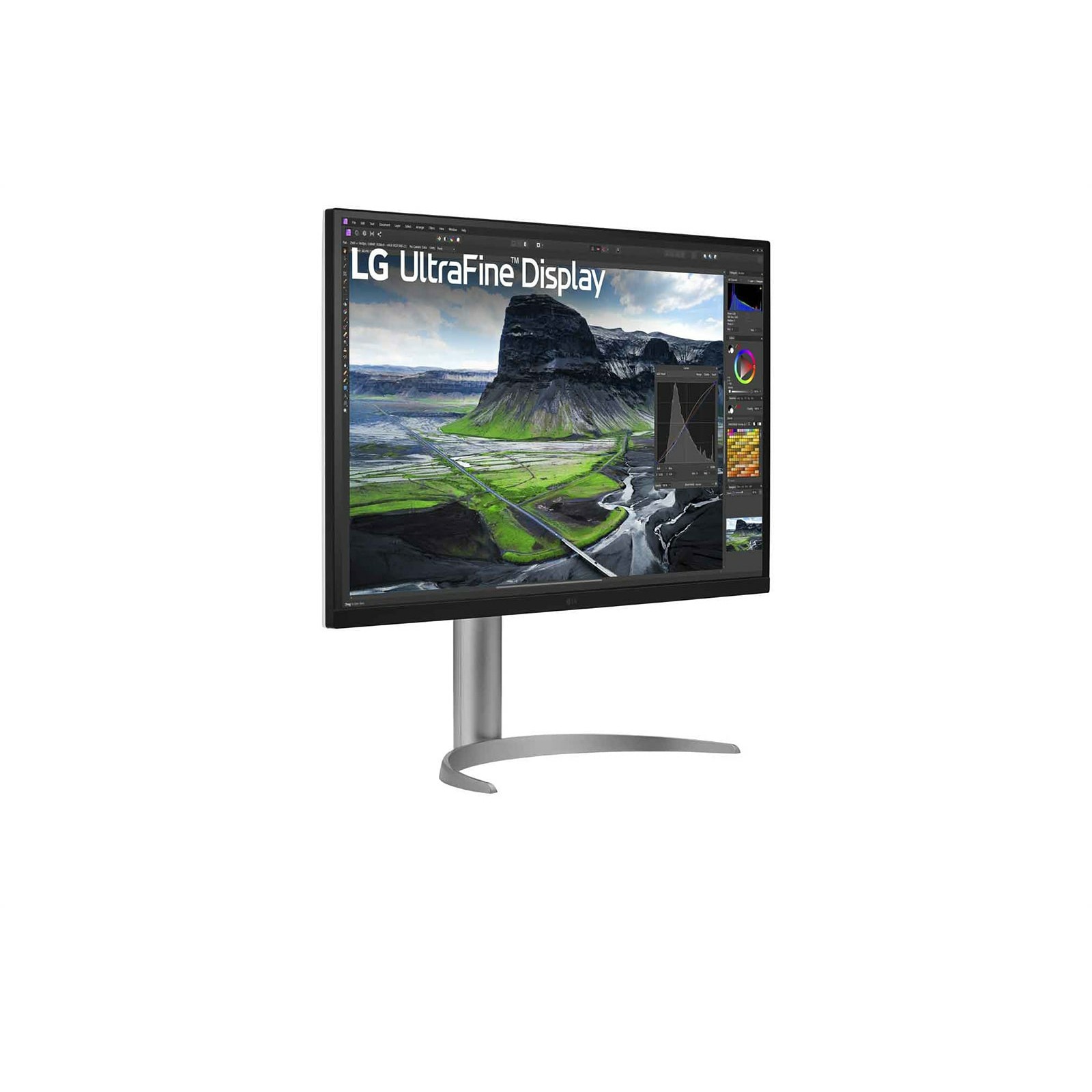 Monitor LG UltraFine 32UQ850V-W 32" (3840x2160) 16:9 4K IPS 5ms 60Hz HDR400 HDMI DP USB-C, i hirtë - Figura 4