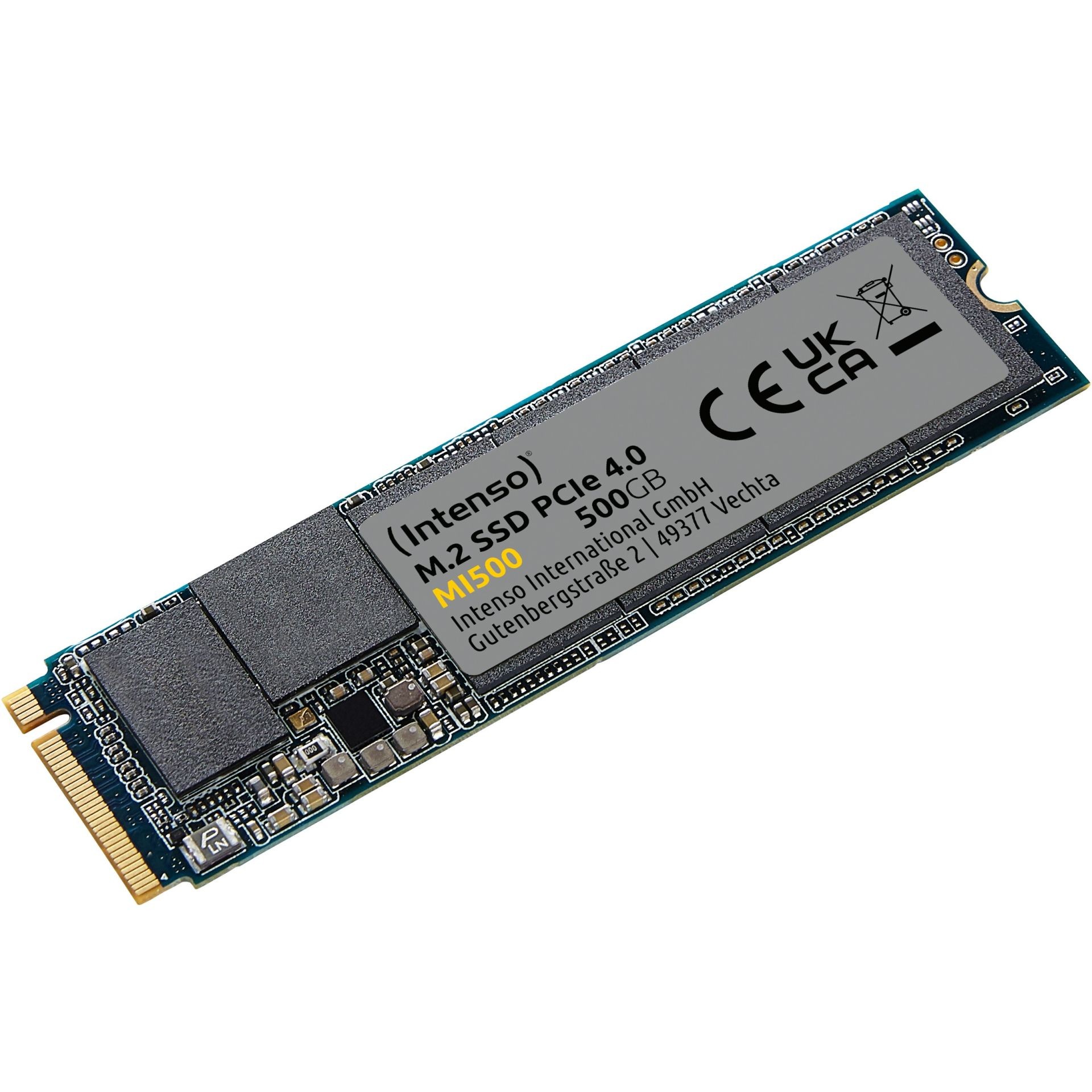 SSD të Brendshme M.2 500GB Intenso MI500 NVMe PCIe 4.0 x 4