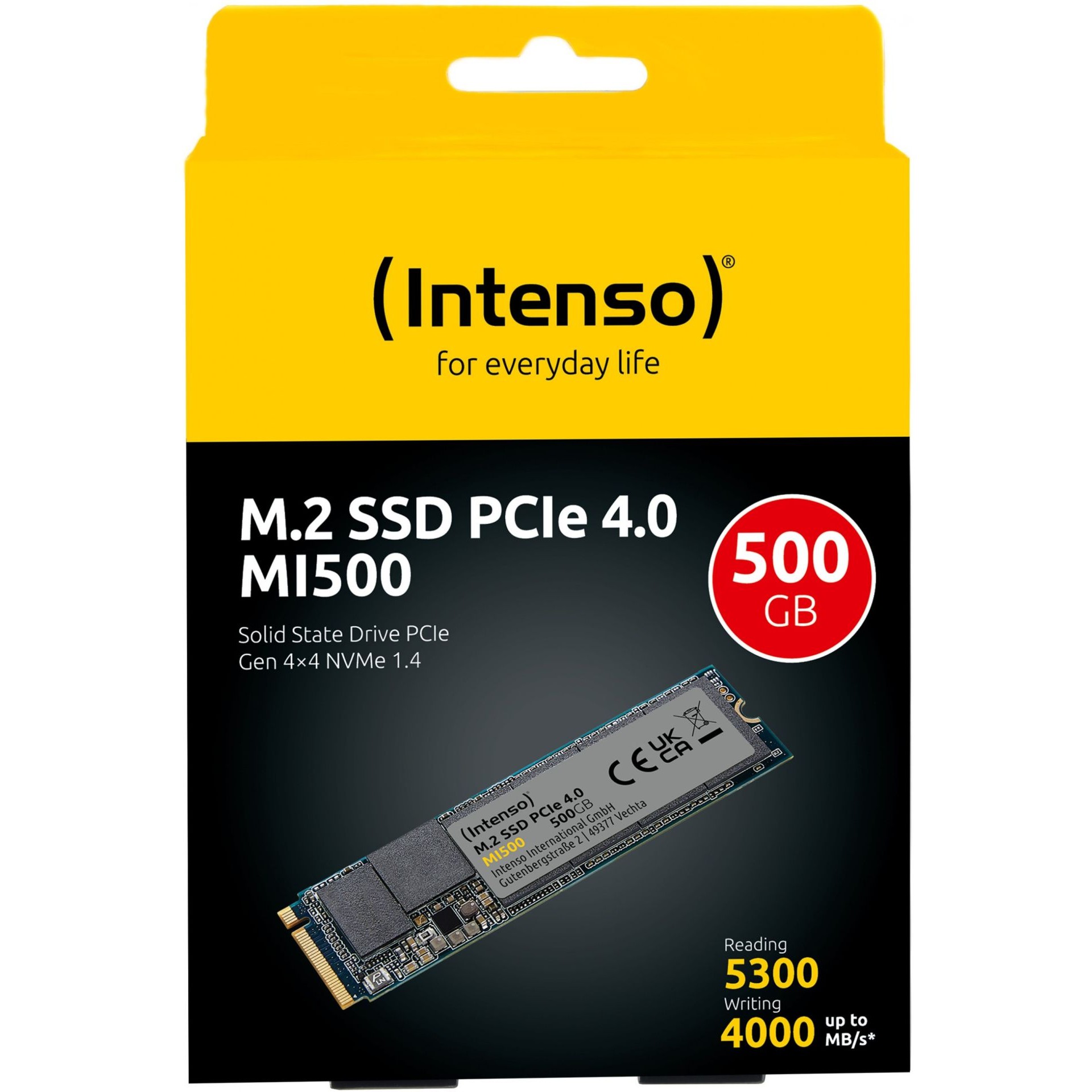 SSD të Brendshme M.2 500GB Intenso MI500 NVMe PCIe 4.0 x 4 - Figura 2