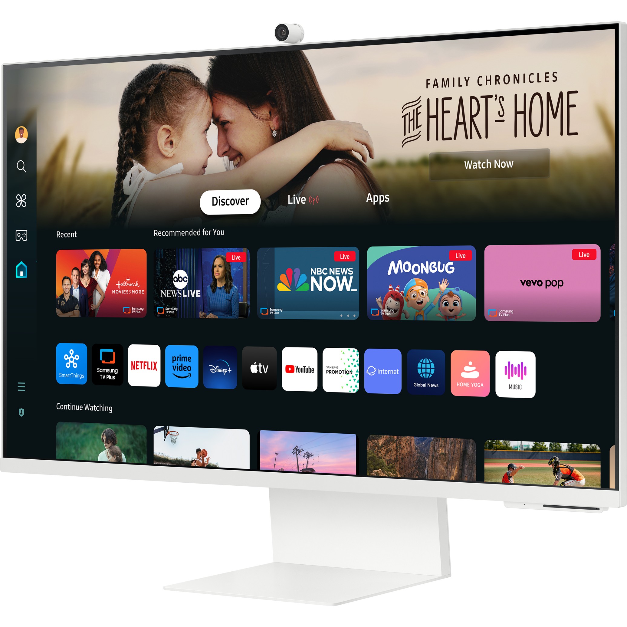 Monitor Smart Samsung M80D S32DM801UU / 32" 4K Ultra HD VA 60 Hz 4 ms / AC, HDMI, USB Type-C / e bardhë - Figura 2