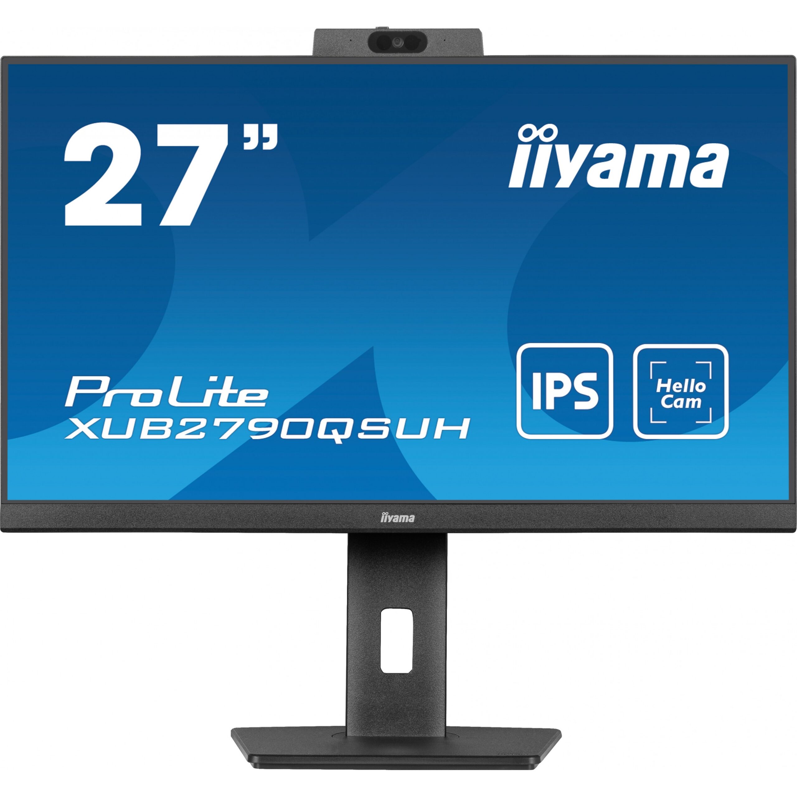 Monitor për Punë 68.5cm/27" (2560x1440) iiyama ProLite XUB2790QSUH-B1 16:9 QHD IPS 0.4ms 100Hz HDMI DP USB-C KVM Zëdhënës Pivot Zi