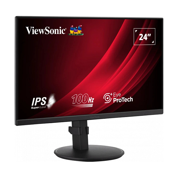 Monitor ViewSonic VG2408A / 24" / Full HD IPS / LED / 100 Hz / 5 ms / HDMI+DP+VGA - Zezë - Figura 2