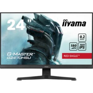 Monitor Gaming IIYAMA G2470HSU-B6 / 24" Full HD 180 Hz 0.2 ms IPS / HDMI DP USB / e zezë