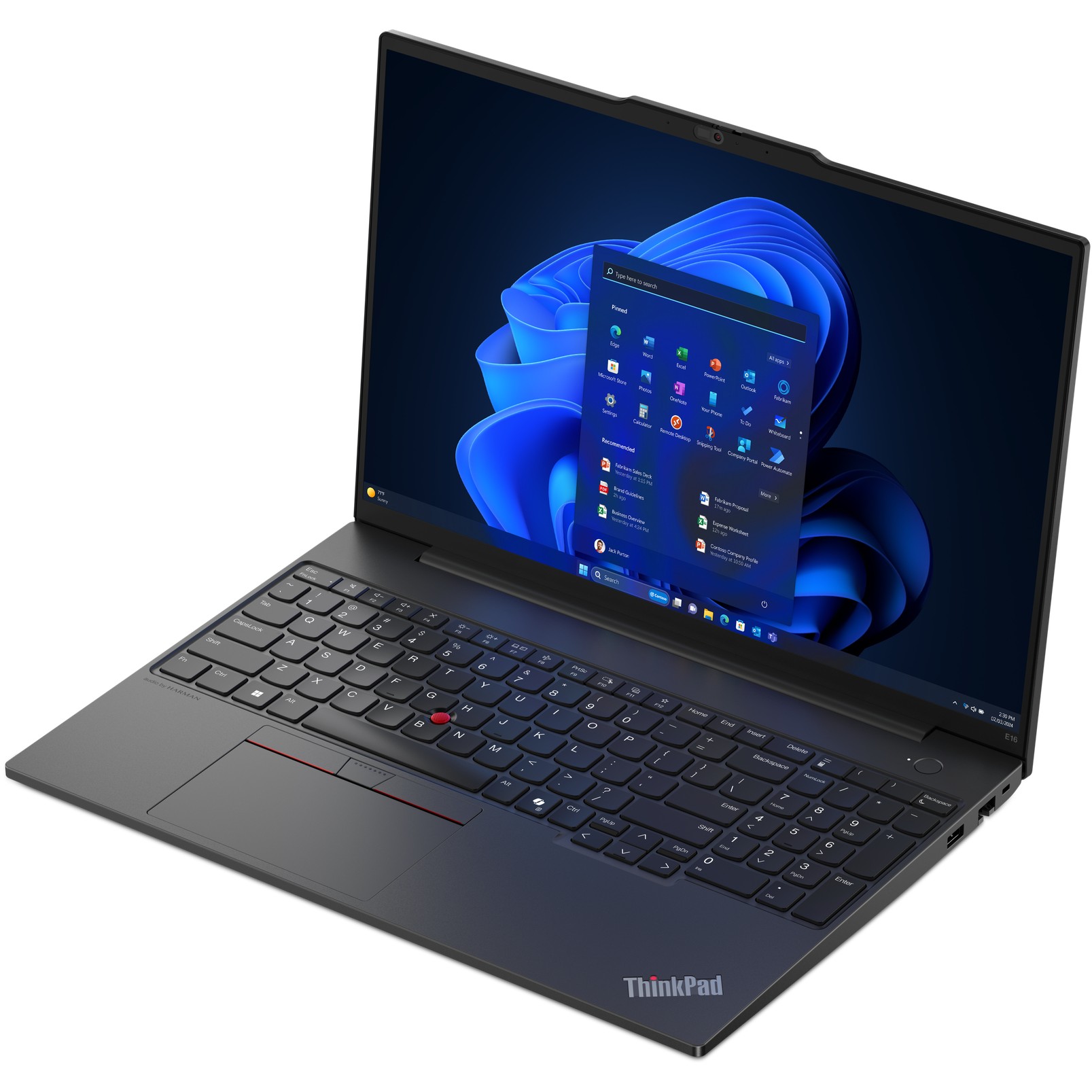 Laptop Lenovo ThinkPad E16 G2 / Ryzen 5 - 7535HS / 16GB DDR5 / 512GB / 16" WUXGA IPS / AMD Radeon 660M / DE - Zezë - Figura 5