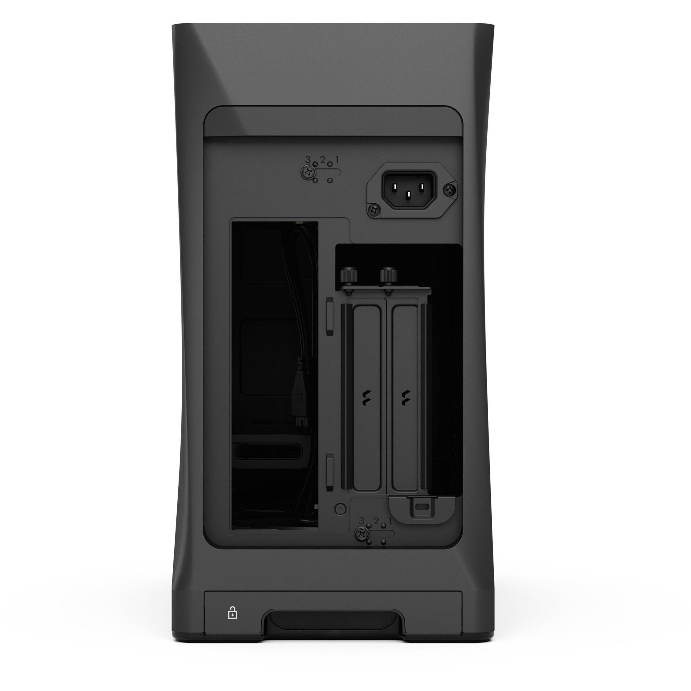 Kasë Midi Fractal Design Era 2 Charcoal – Gri e Errët - Figura 3