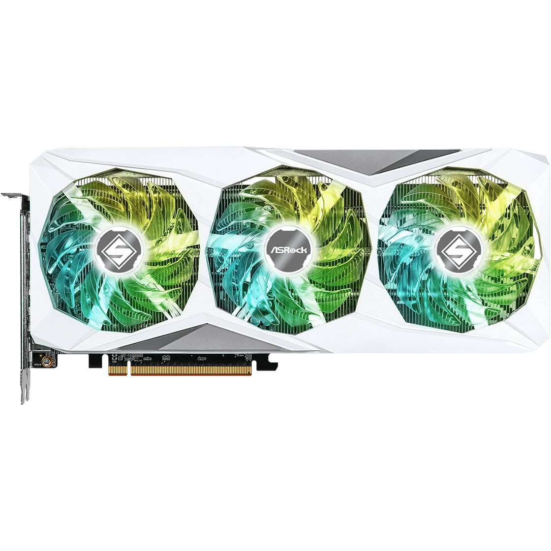 Kartelë Grafike AMD RX 7600 8GB ASRock Radeon Steel Legend OC white GDDR6 3 Fan