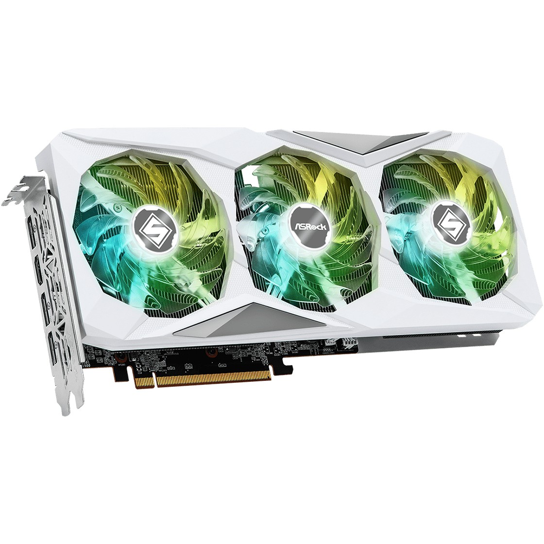 Kartelë Grafike AMD RX 7600 8GB ASRock Radeon Steel Legend OC white GDDR6 3 Fan - Figura 3