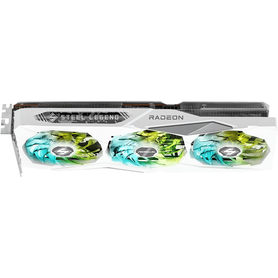 Kartelë Grafike AMD RX 7600 8GB ASRock Radeon Steel Legend OC white GDDR6 3 Fan - Figura 4
