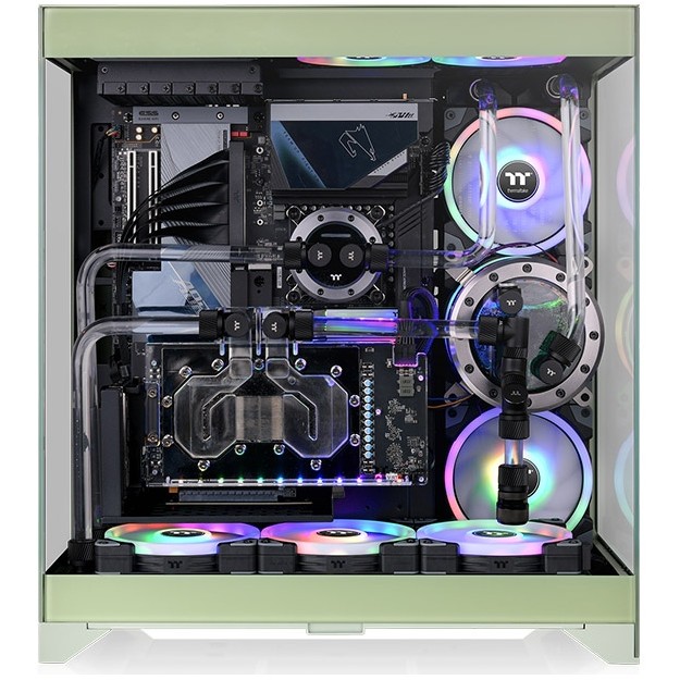 Kasë Midi Thermaltake CTE E550 TG – Gjelbër - Figura 2