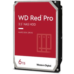 HDD të Brendshëm 6TB WD WD6005FFBX Red Pro 7200RPM 256MB