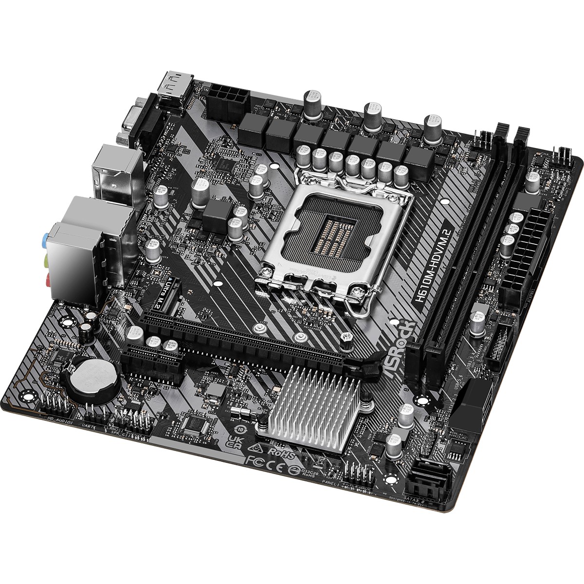 Pllakë amë Intel 1700 ASROCK H610M-HDV/M.2 R2.0 mATX D4 - Figura 3