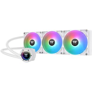 Ftohës me ujë Thermaltake TH420 V2 ARGB Sync - Snow Edition