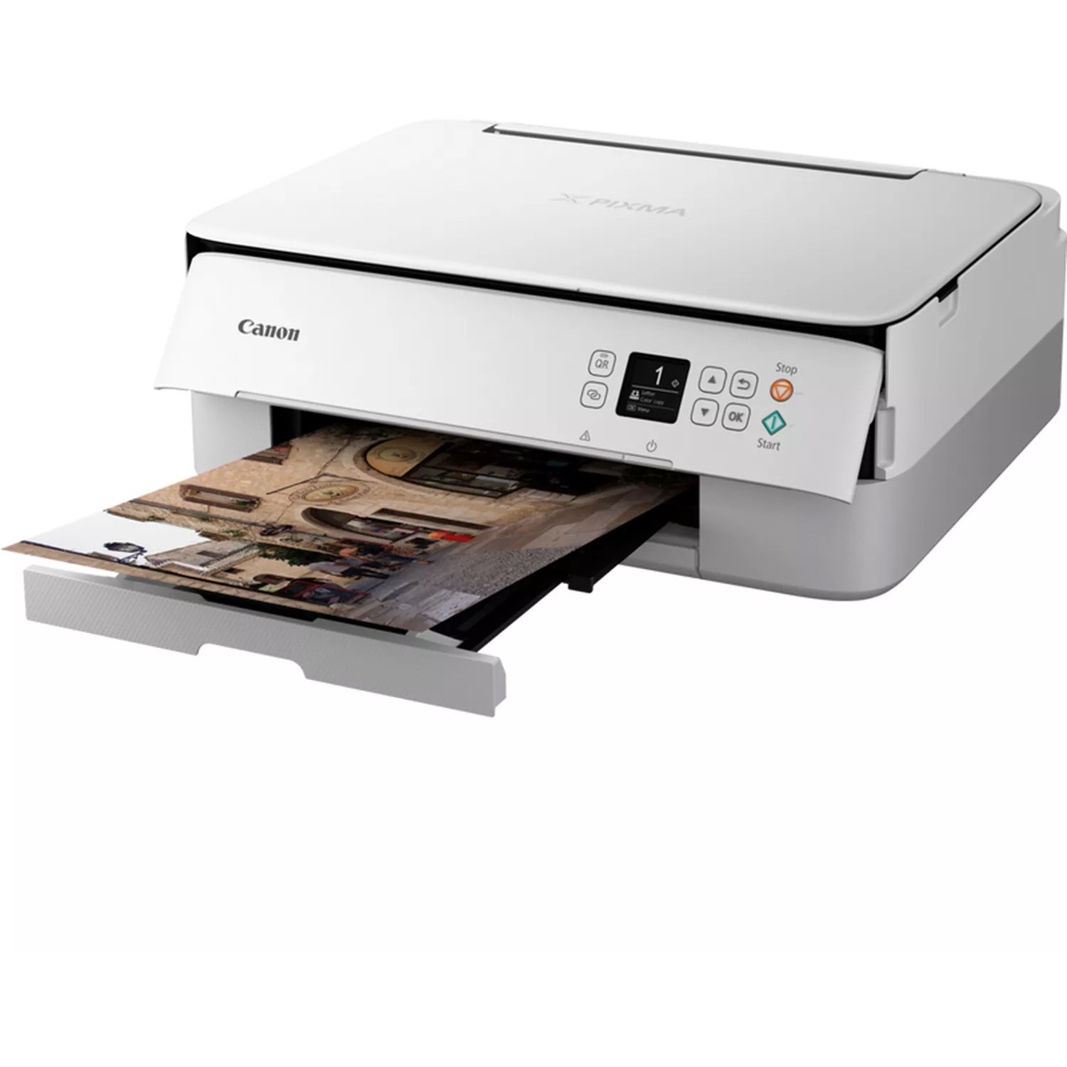Printer Multifunksional T Canon PIXMA TS5351i Tinte-Multifunksionssystem 3in1 WLAN Duplex Bardhë - Figura 4