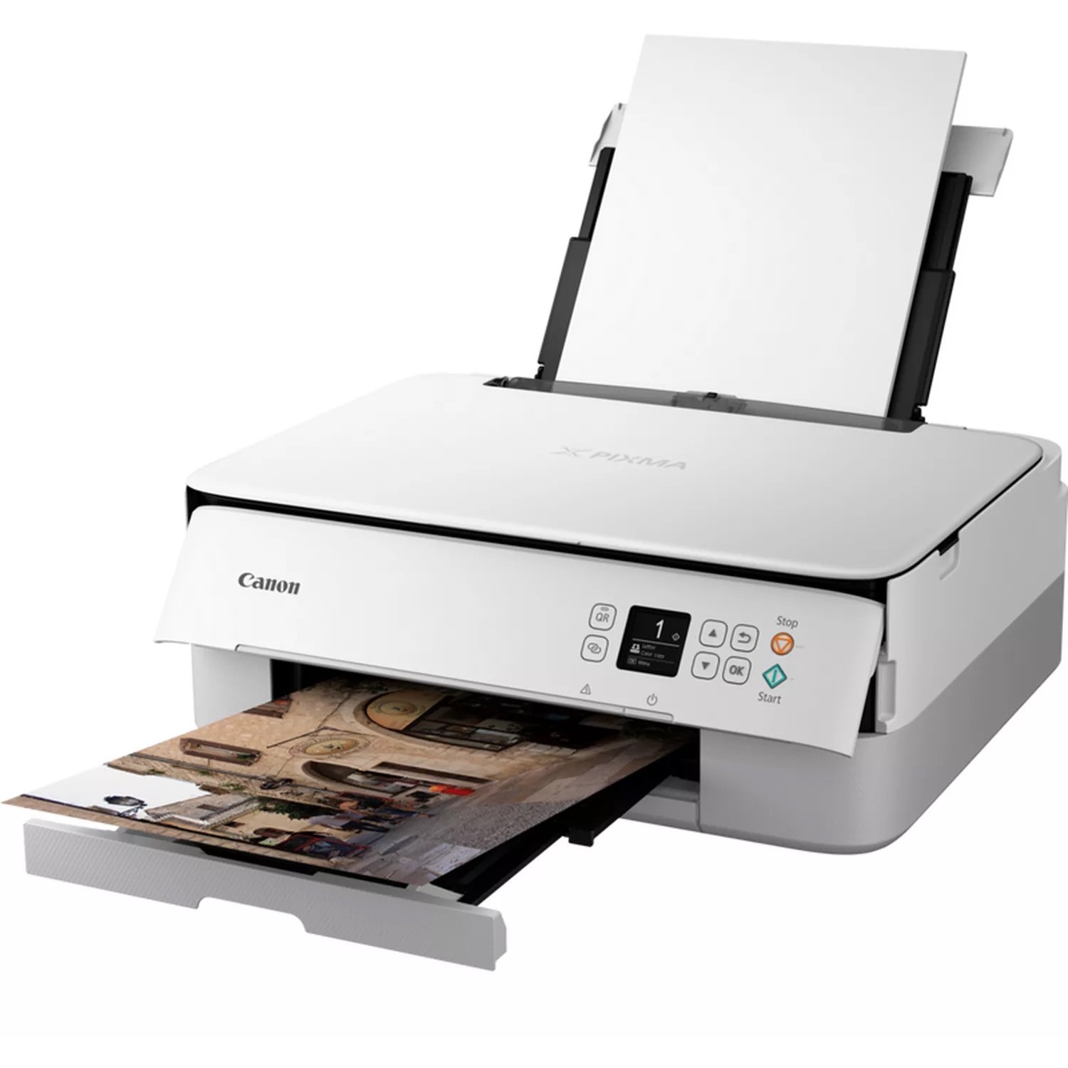 Printer Multifunksional T Canon PIXMA TS5351i Tinte-Multifunksionssystem 3in1 WLAN Duplex Bardhë - Figura 5