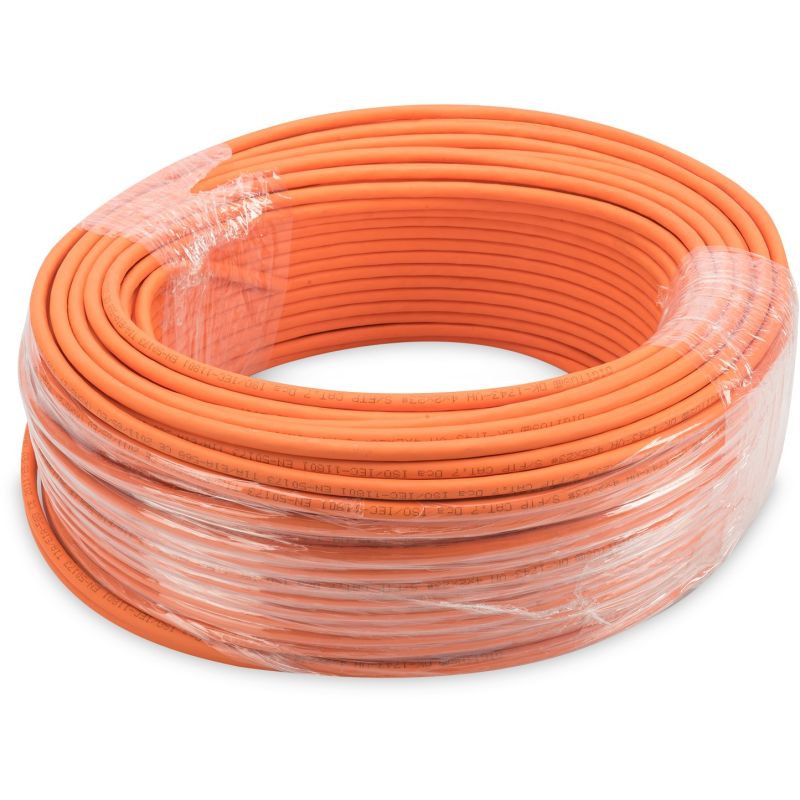 Kabllo për rrjet DIGITUS / CAT7 S/FTP / Installation Cable / 100m / Simplex - Portokalli - Figura 3