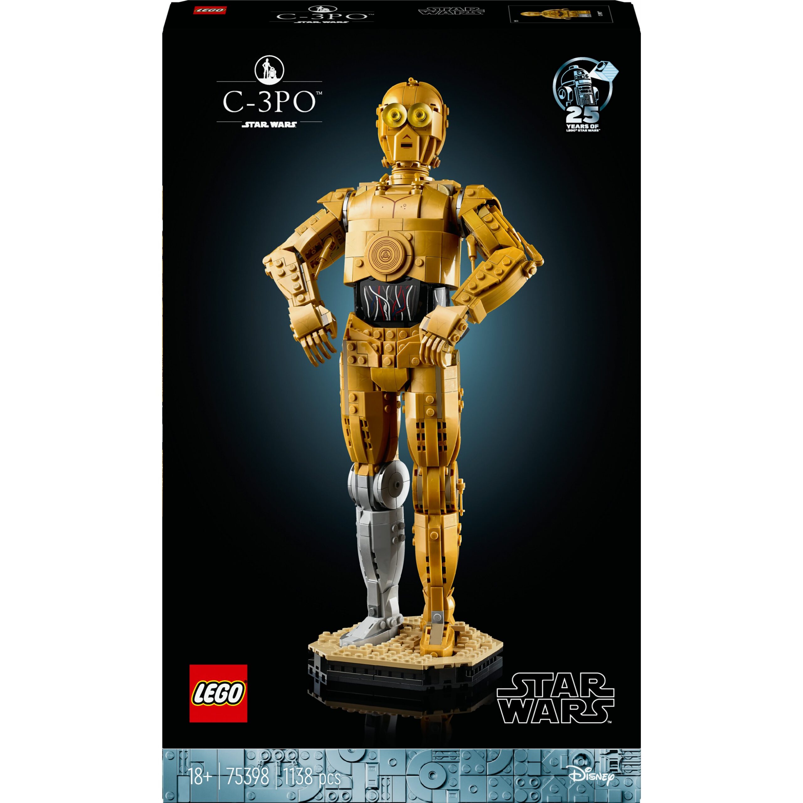 LEGO Star Wars C-3PO - një droid i ndërtueshëm 75398