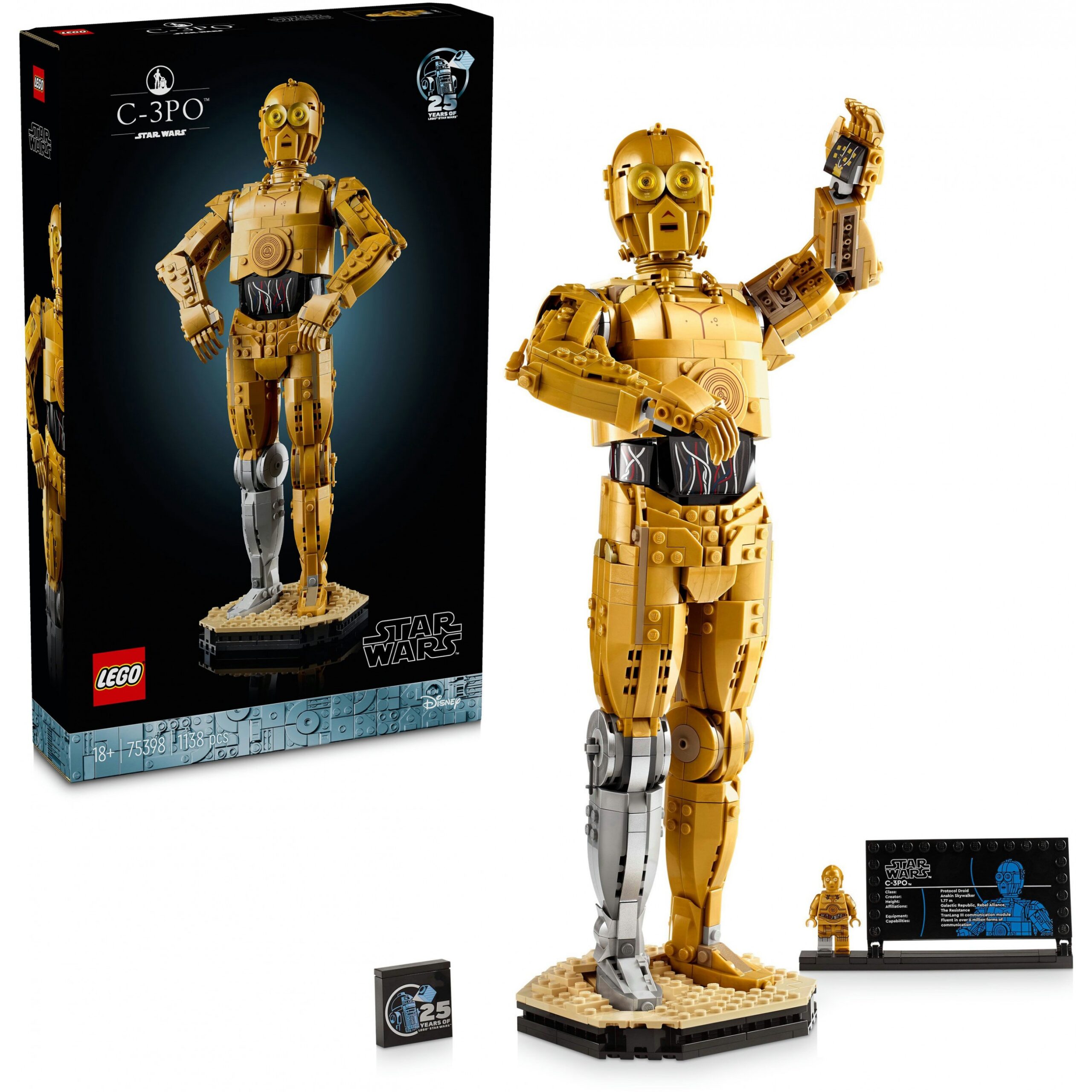 LEGO Star Wars C-3PO - një droid i ndërtueshëm 75398 - Figura 3