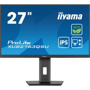 Monitor iiyama ProLite XUB2763QSU-B1 / 27" / IPS / QHD / 16:9 / 2ms / 100Hz / I zi 