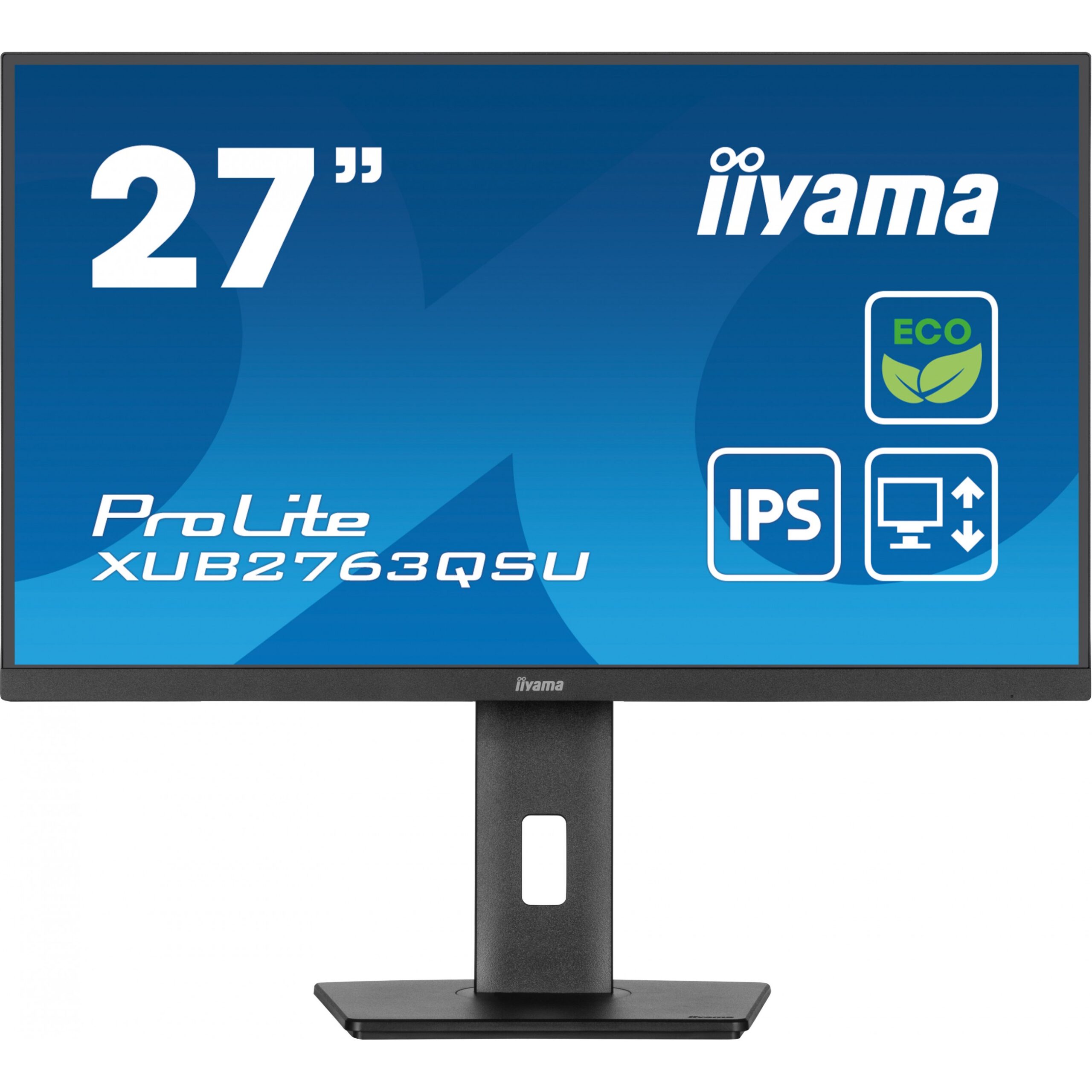 Monitor iiyama ProLite XUB2763QSU-B1 / 27" / IPS / QHD / 16:9 / 2ms / 100Hz / I zi
