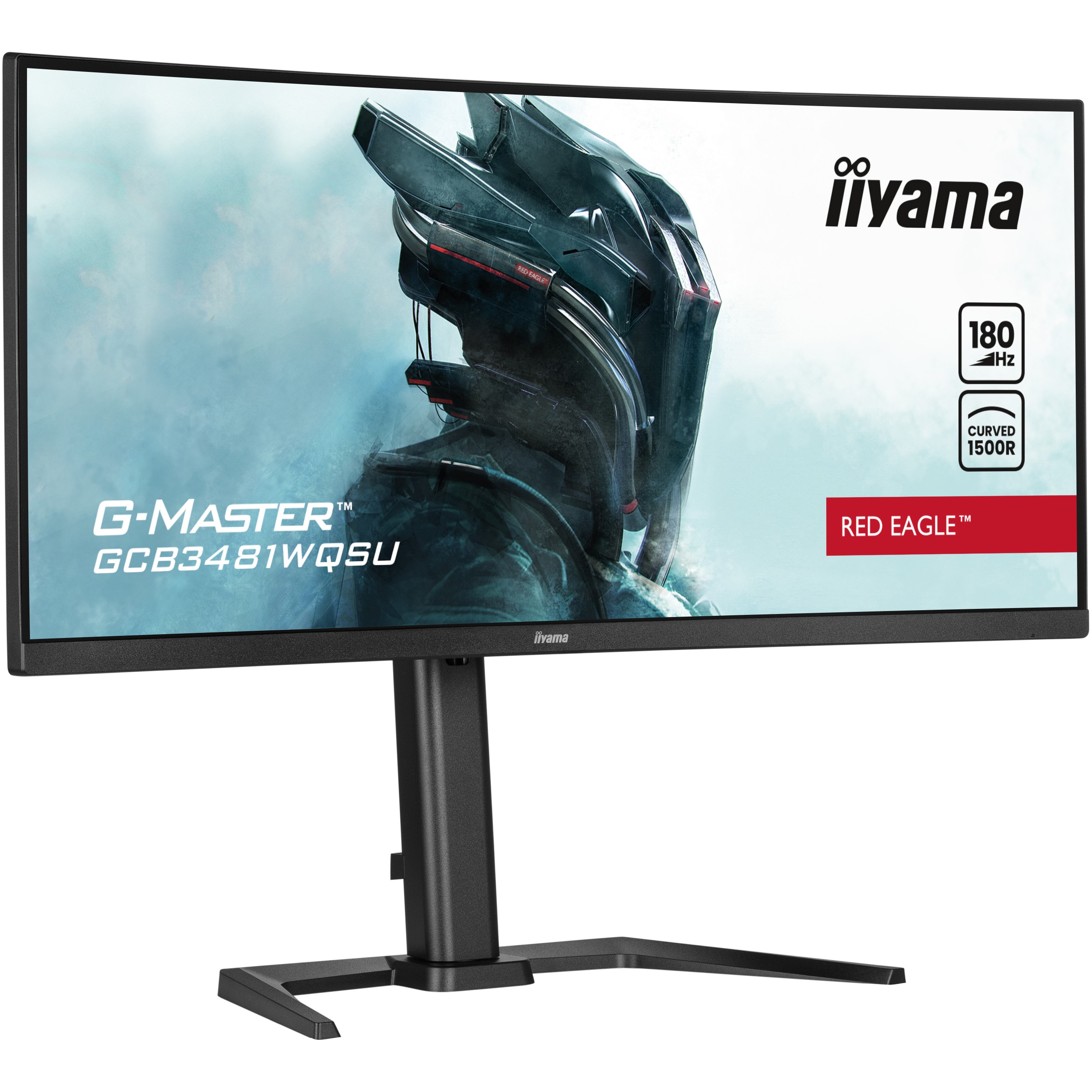 Monitor Gaming i lakuar IIYAMA GCB3481WQSU-B1 / 34" UltraWide Quad HD 180 Hz 0.3 ms VA Curved / HDMi DP USB / e zezë - Figura 3