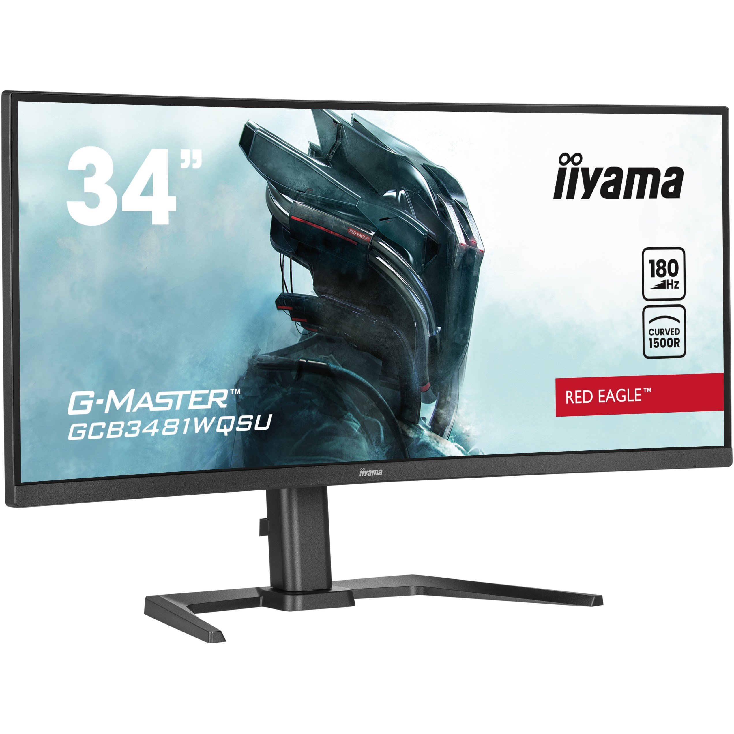 Monitor Gaming i lakuar IIYAMA GCB3481WQSU-B1 / 34" UltraWide Quad HD 180 Hz 0.3 ms VA Curved / HDMi DP USB / e zezë - Figura 4