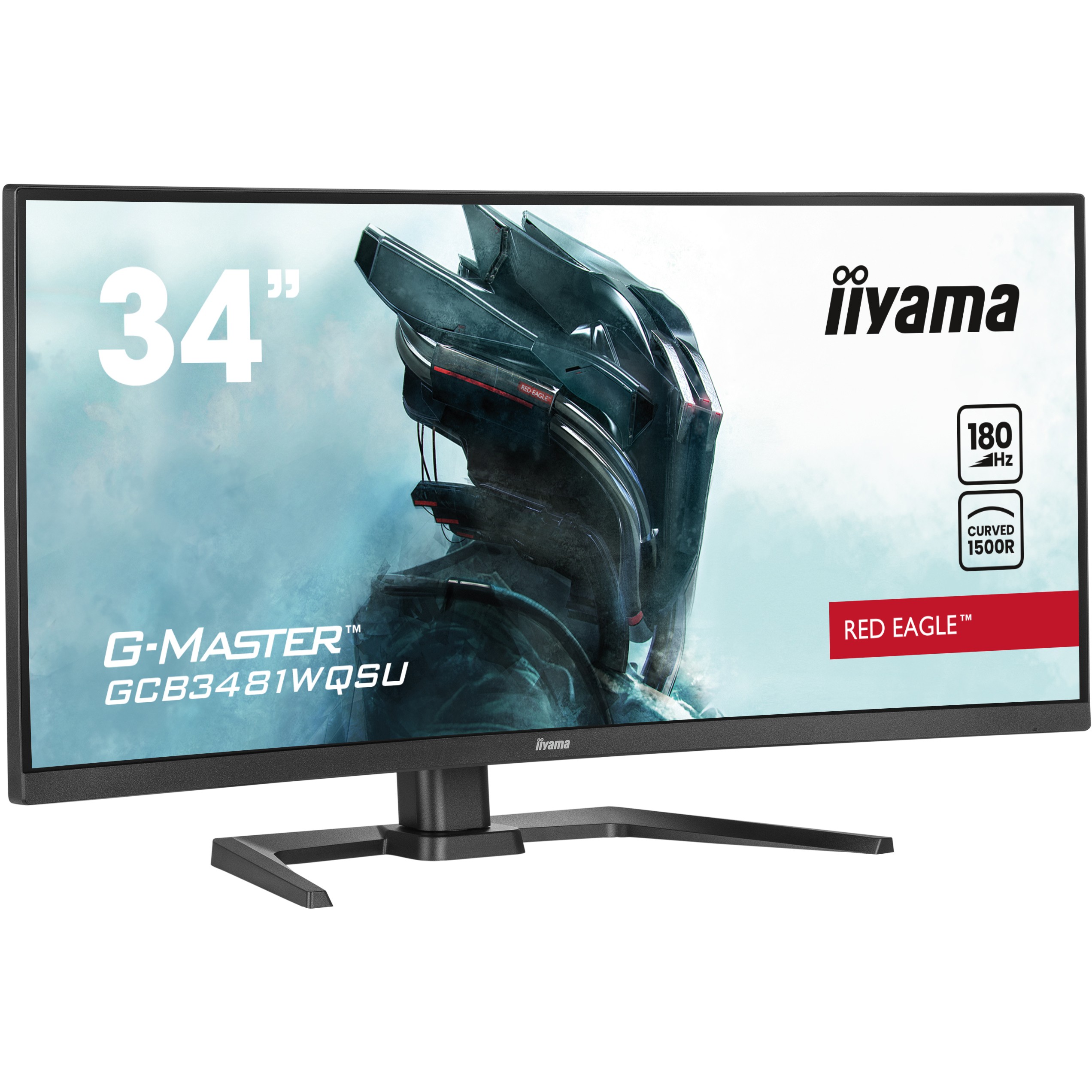 Monitor Gaming i lakuar IIYAMA GCB3481WQSU-B1 / 34" UltraWide Quad HD 180 Hz 0.3 ms VA Curved / HDMi DP USB / e zezë - Figura 5