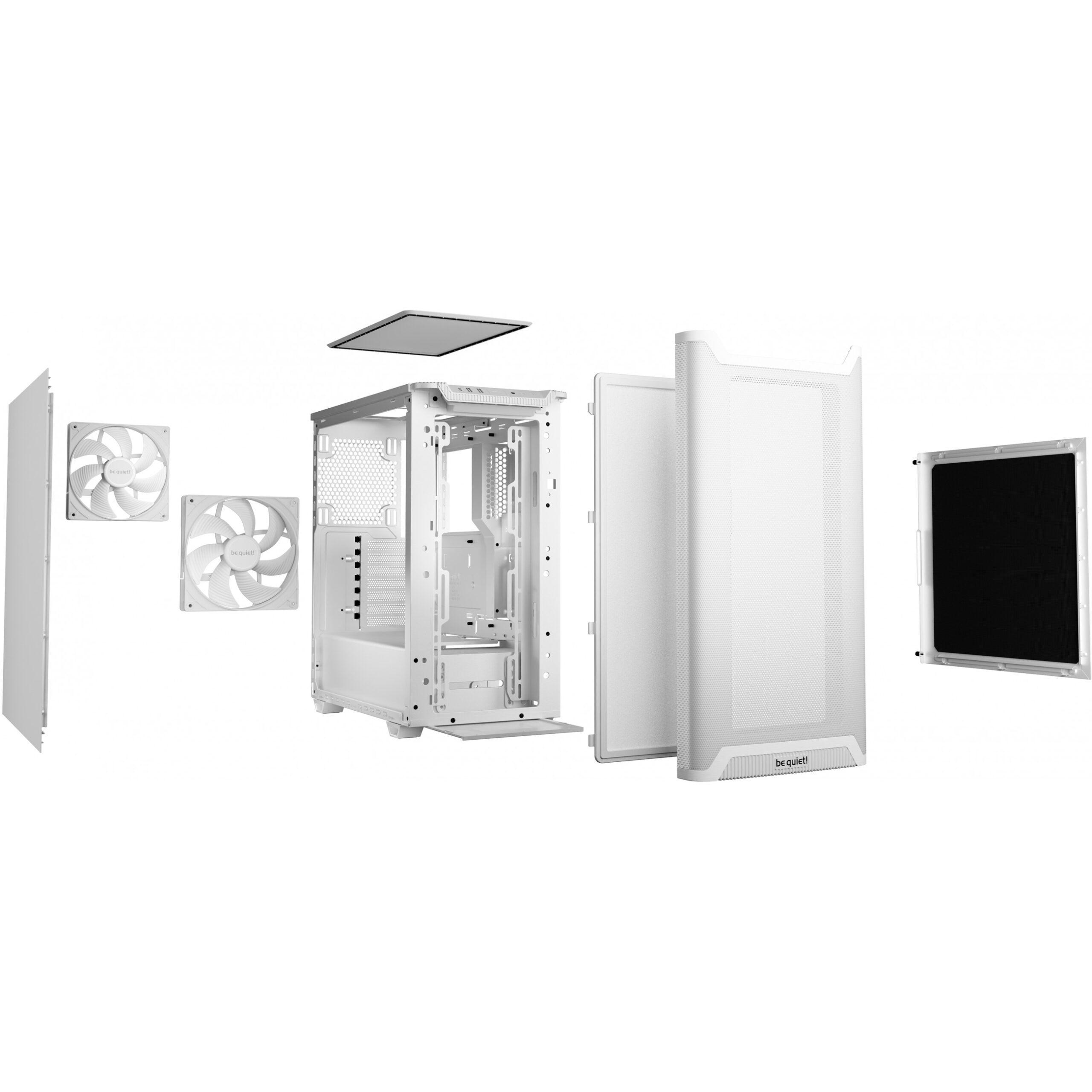 Kasë Midi be quiet! PURE BASE 501 Airflow – Bardhë - Figura 4