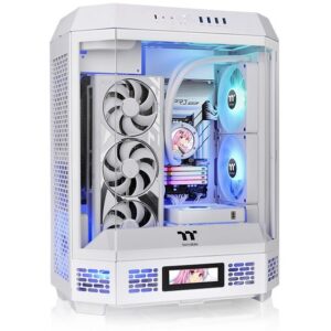 Kasë Midi Thermaltake The Tower 600 Snow White