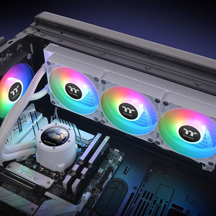Ftohës për Procesor Liquid Cooler Thermaltake TH360 V2 Ultra ARGB Sync Snow Edition All‑In‑One - Figura 6
