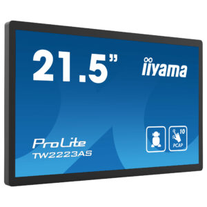 Monitor IIYAMA TW2223AS-B2 / 21.5"/ Full HD VA / Touchscreen / 60Hz / 18ms / HDMI+USB+HDCP+Card Reader - Zezë
