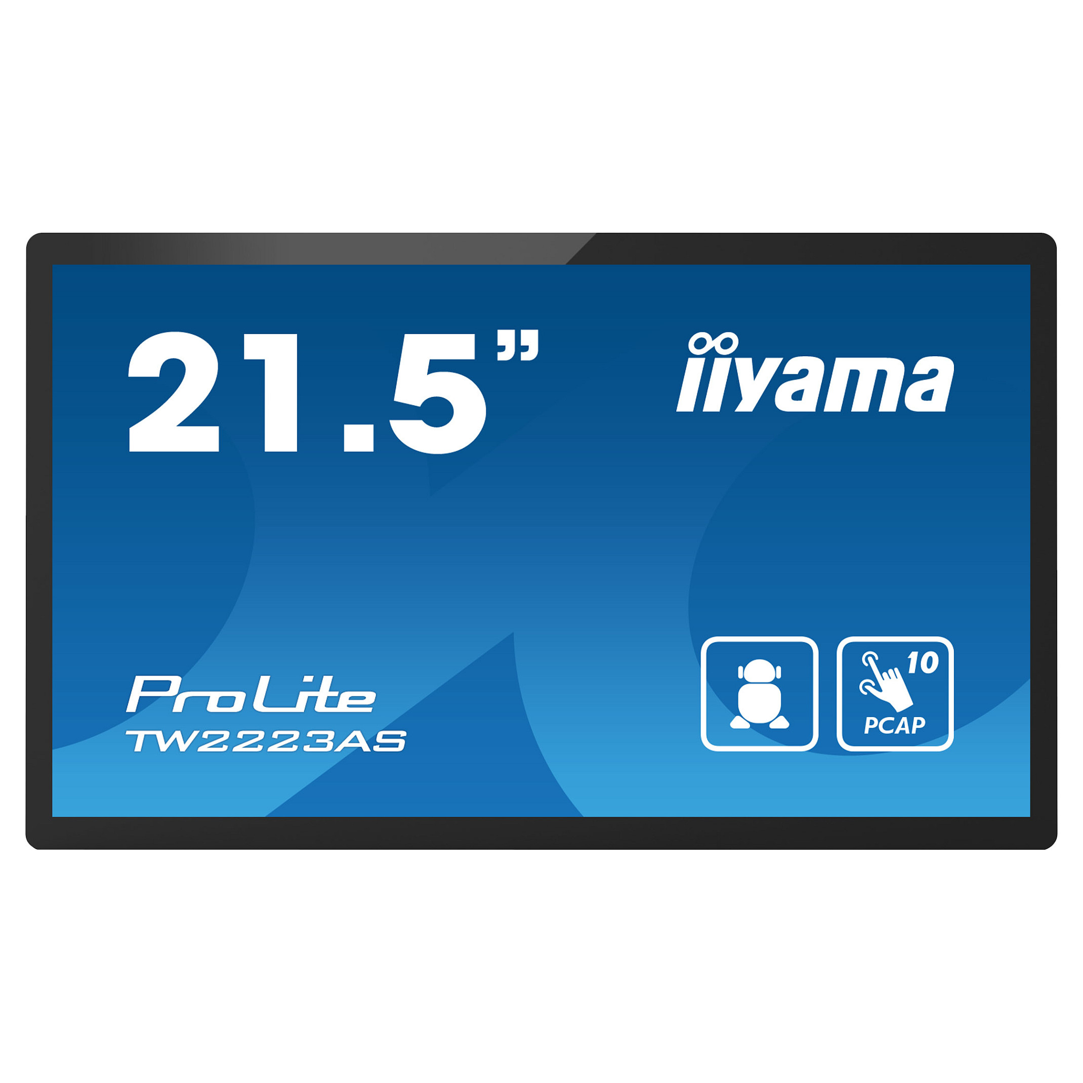 Monitor IIYAMA TW2223AS-B2 / 21.5"/ Full HD VA / Touchscreen / 60Hz / 18ms / HDMI+USB+HDCP+Card Reader - Zezë - Figura 2
