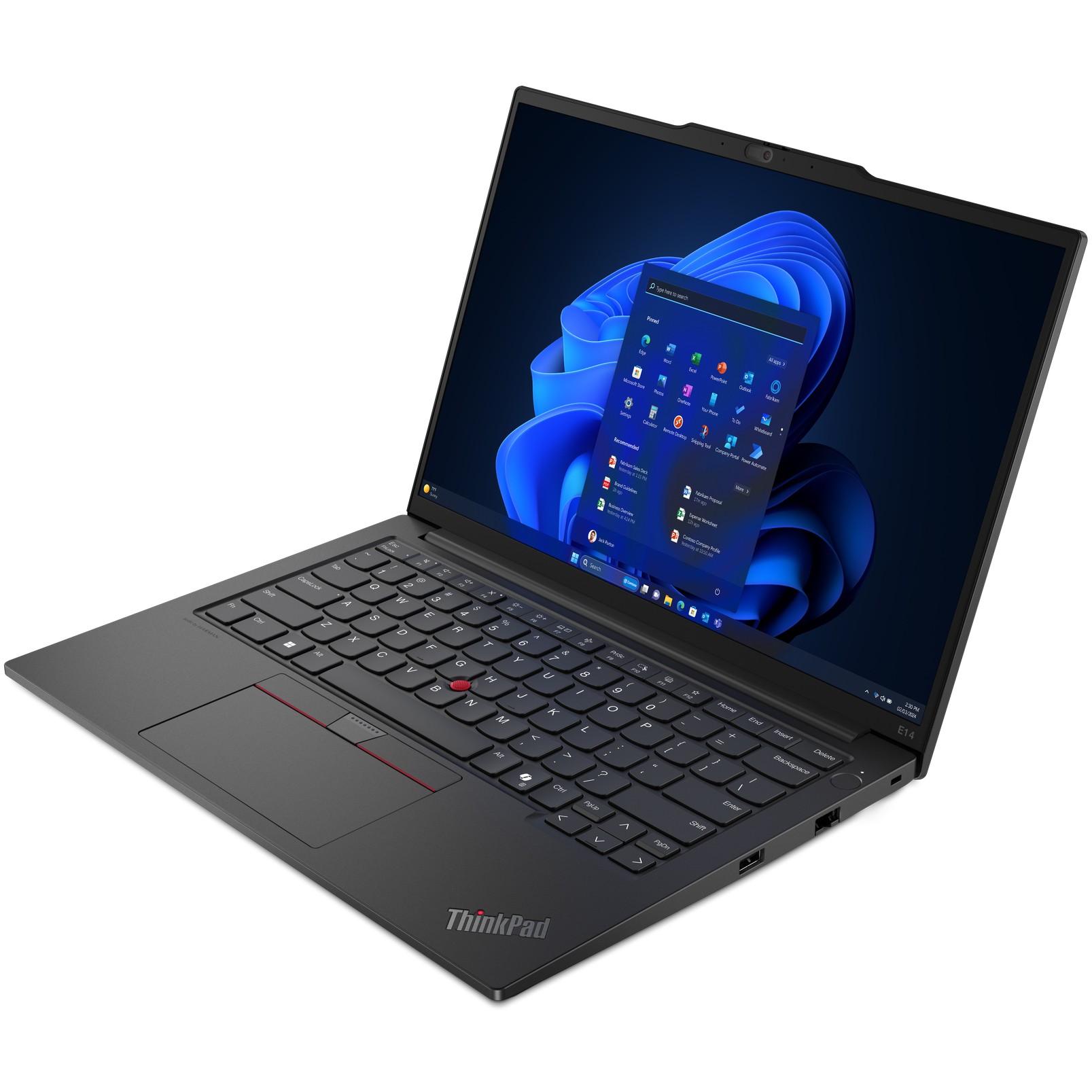 Laptop Lenovo ThinkPad E14 G6 / Ryzen 5 7535HS / 16GB DDR5 / 512GB / 14" WUXGA IPS / AMD Radeon 660M / / DE e zezë - Figura 2