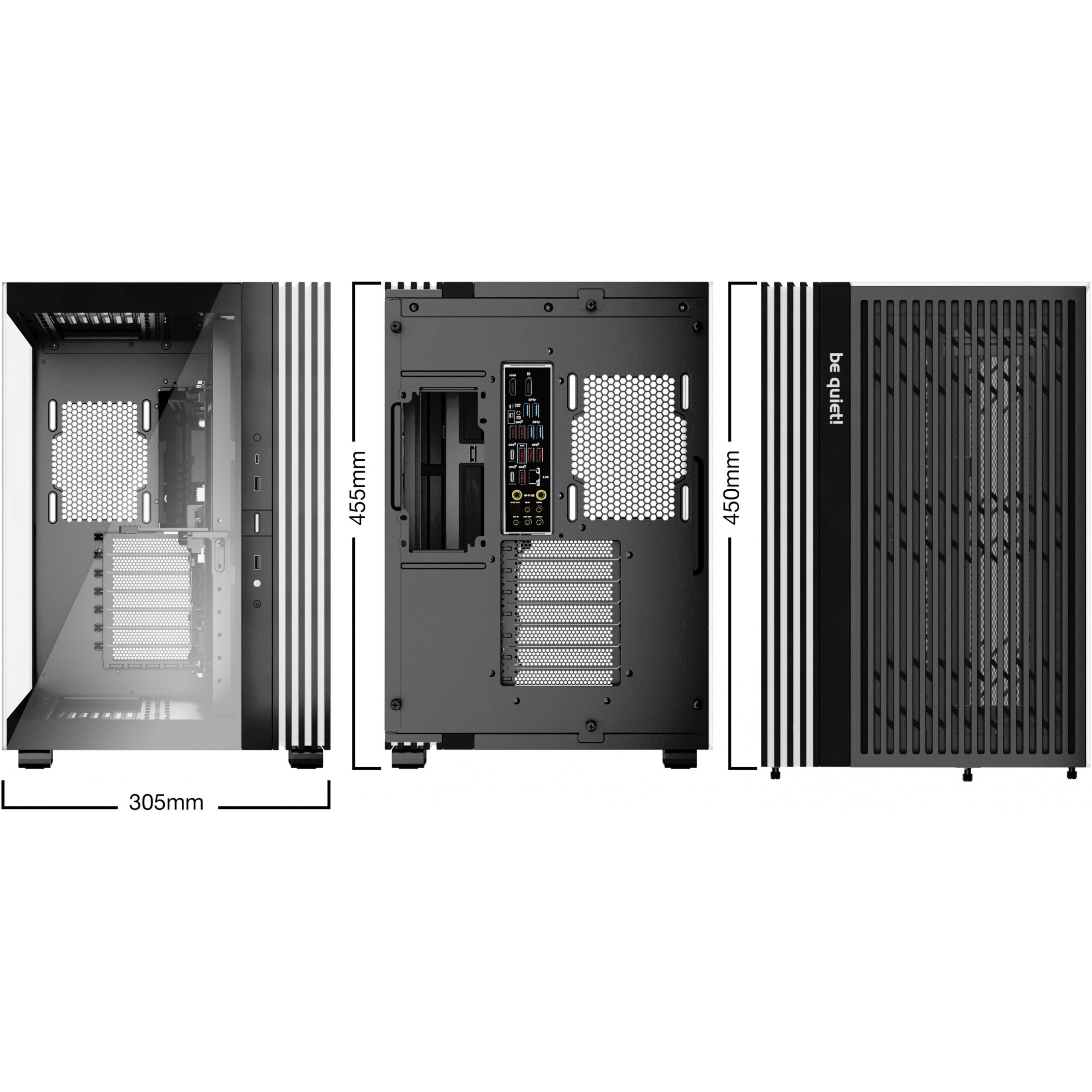 Kasë Midi be quiet! Light Base 600 DX, e zezë - Figura 2