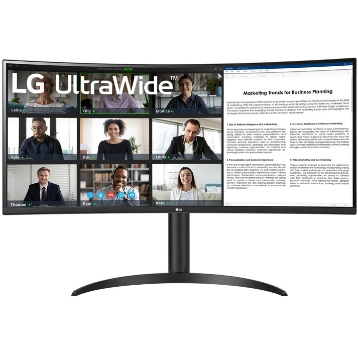 Monitor LG Ultra Wide 34WR55QK-B.AEU / 34 Inch / Wide Quad HD / VA / 100Hz / 5ms / I zi