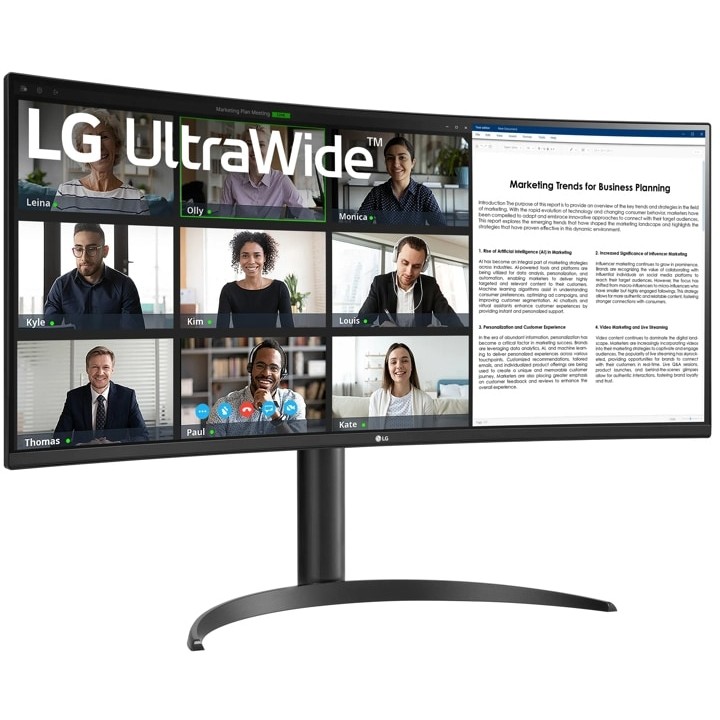 Monitor LG Ultra Wide 34WR55QK-B.AEU / 34 Inch / Wide Quad HD / VA / 100Hz / 5ms / I zi - Figura 2