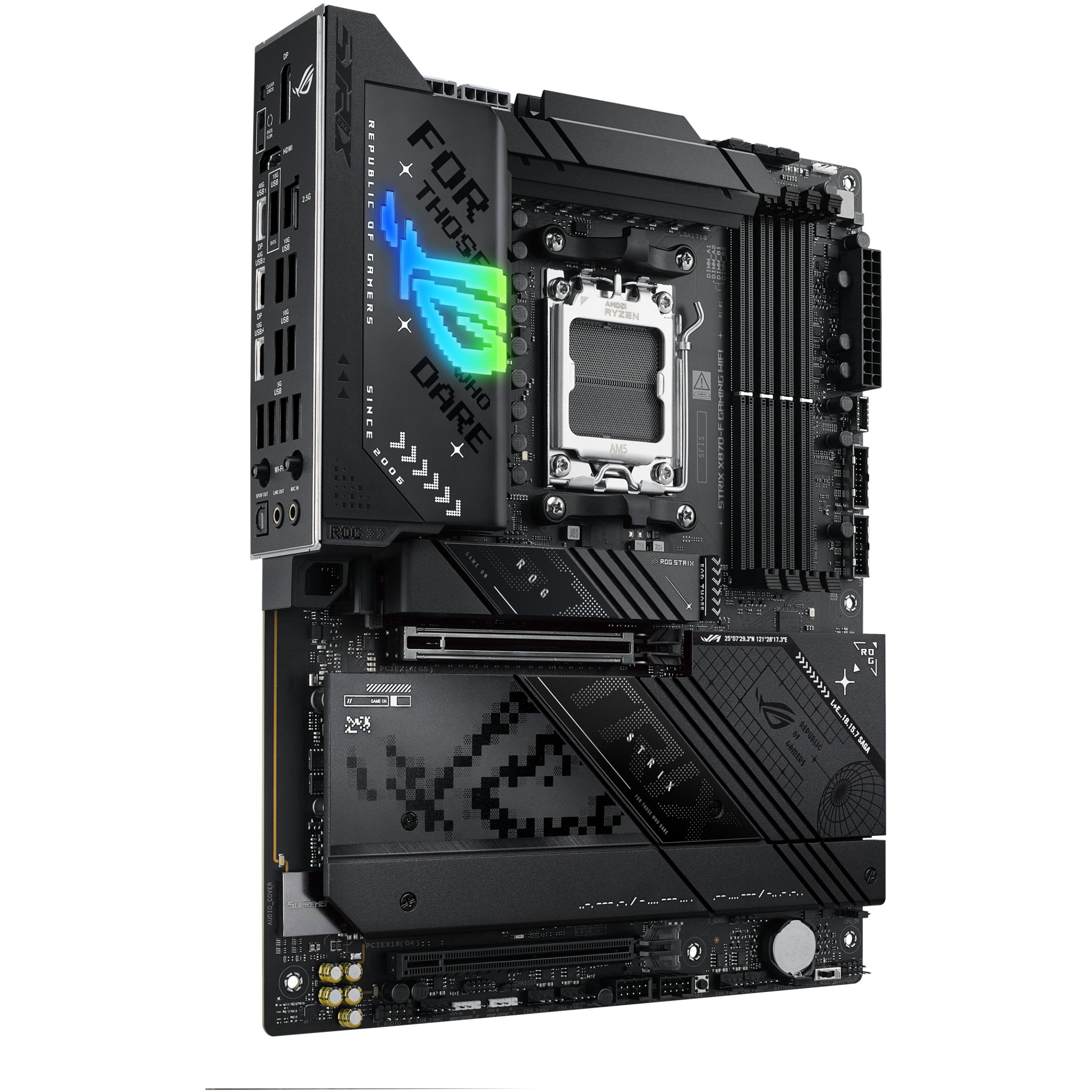 Pllakë Amë AMD AM5 ASUS ROG STRIX X870-F Gaming WIFI / DDR5 / ATX / HDMI+DP - Figura 5