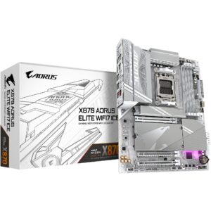 Pllakë Amë AM5 Gigabyte X870 AORUS ELITE WIFI7 ICE ATX