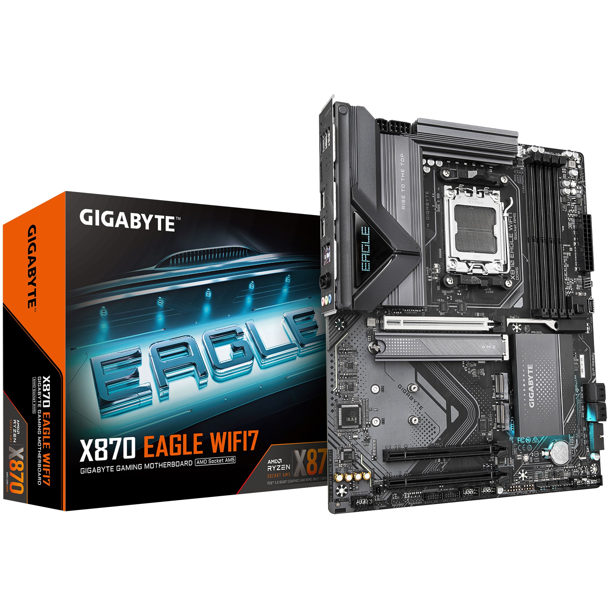 Pllakë Amë AMD AM5 Gigabyte X870 EAGLE WIFI7 / ATX / DDR5 / HDMI