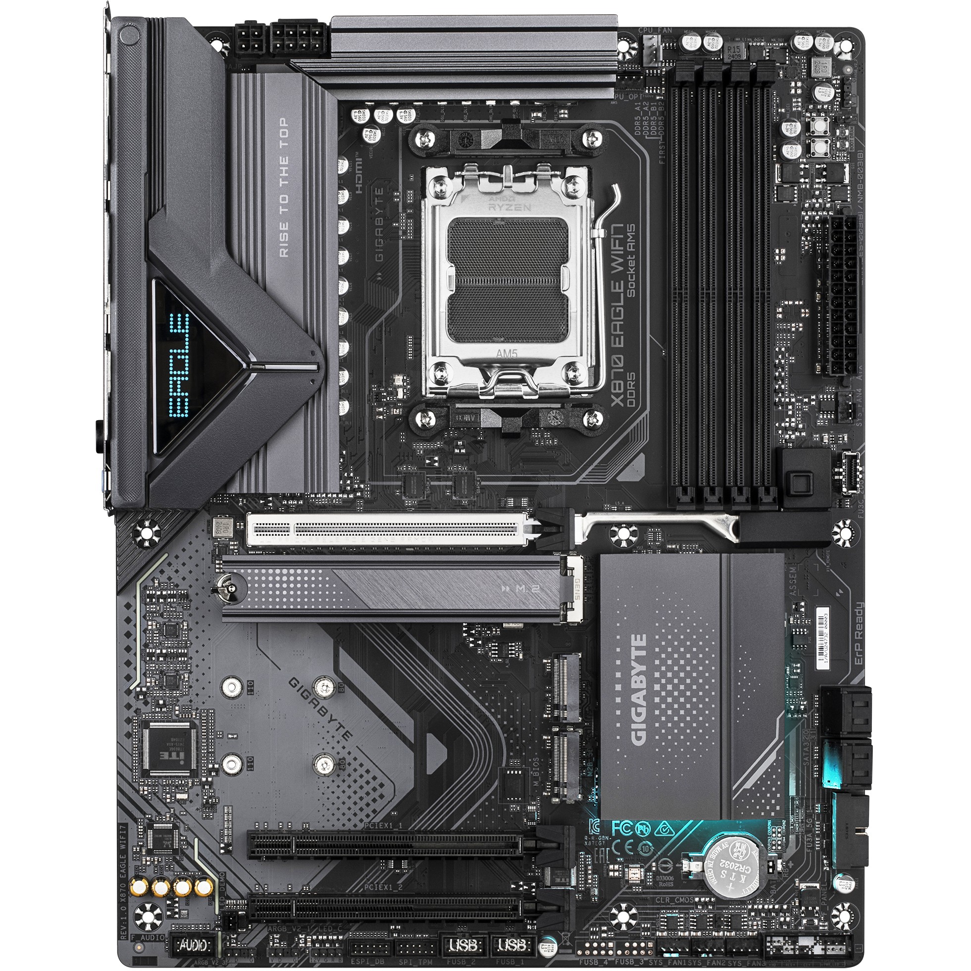 Pllakë Amë AMD AM5 Gigabyte X870 EAGLE WIFI7 / ATX / DDR5 / HDMI - Figura 2