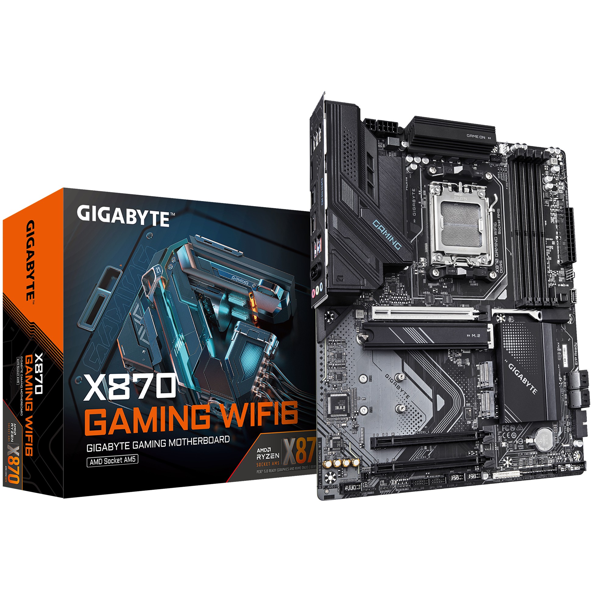 Pllakë Amë AMD AM5 Gigabyte X870 GAMING WF6 / DDR5 / HDMI