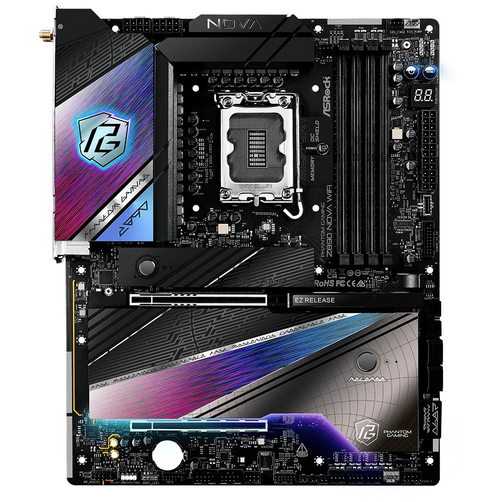 Pllakë Amë MB Intel ASROCK Z890 Nova WiFi / LGA 1851 / DDR5 / HDMI - Figura 3