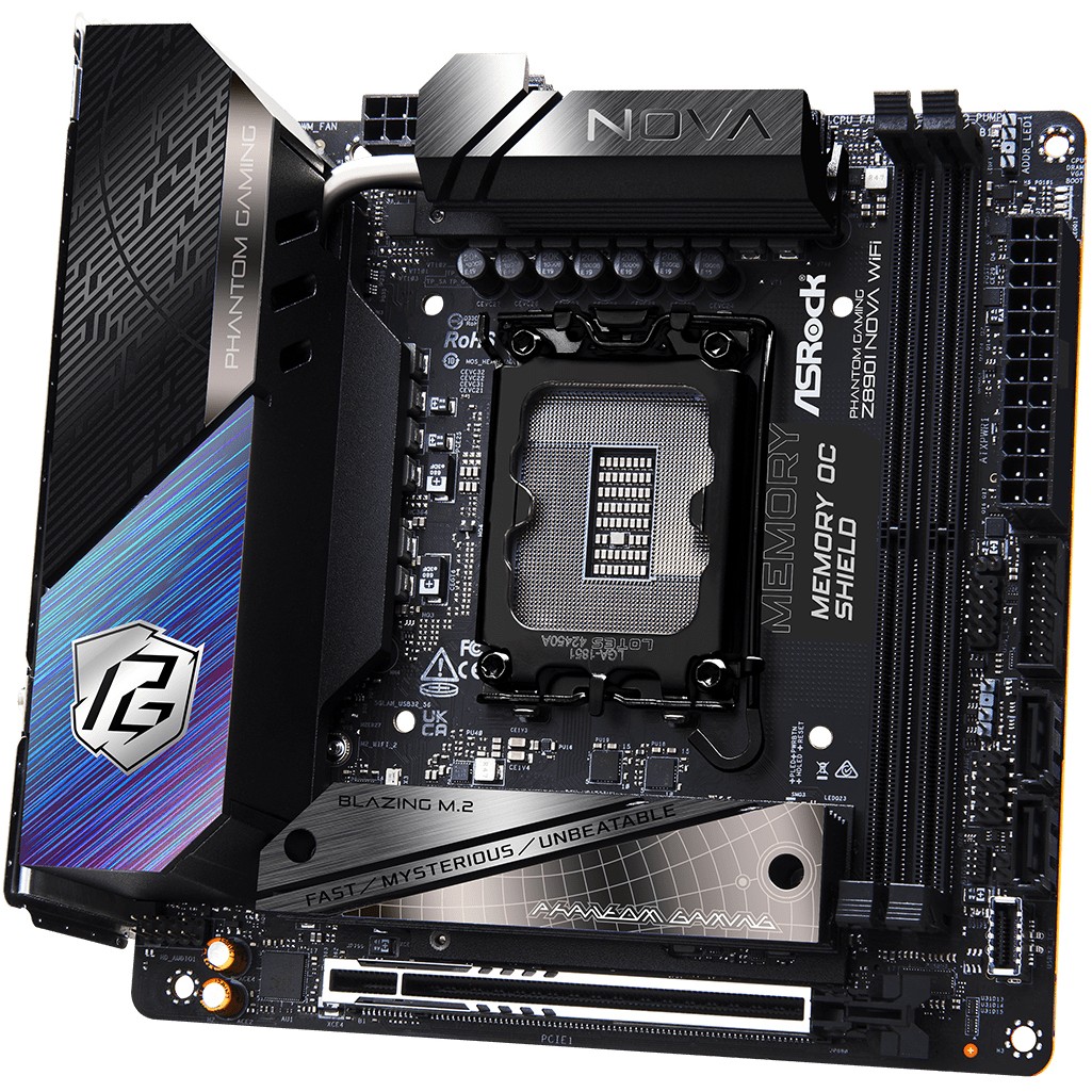 Pllakë Amë MB Intel ASROCK Z890I NOVA WIFI / LGA 1851 / DDR5 / Mini-ITX / HDMI+Thunderbolt - Figura 5