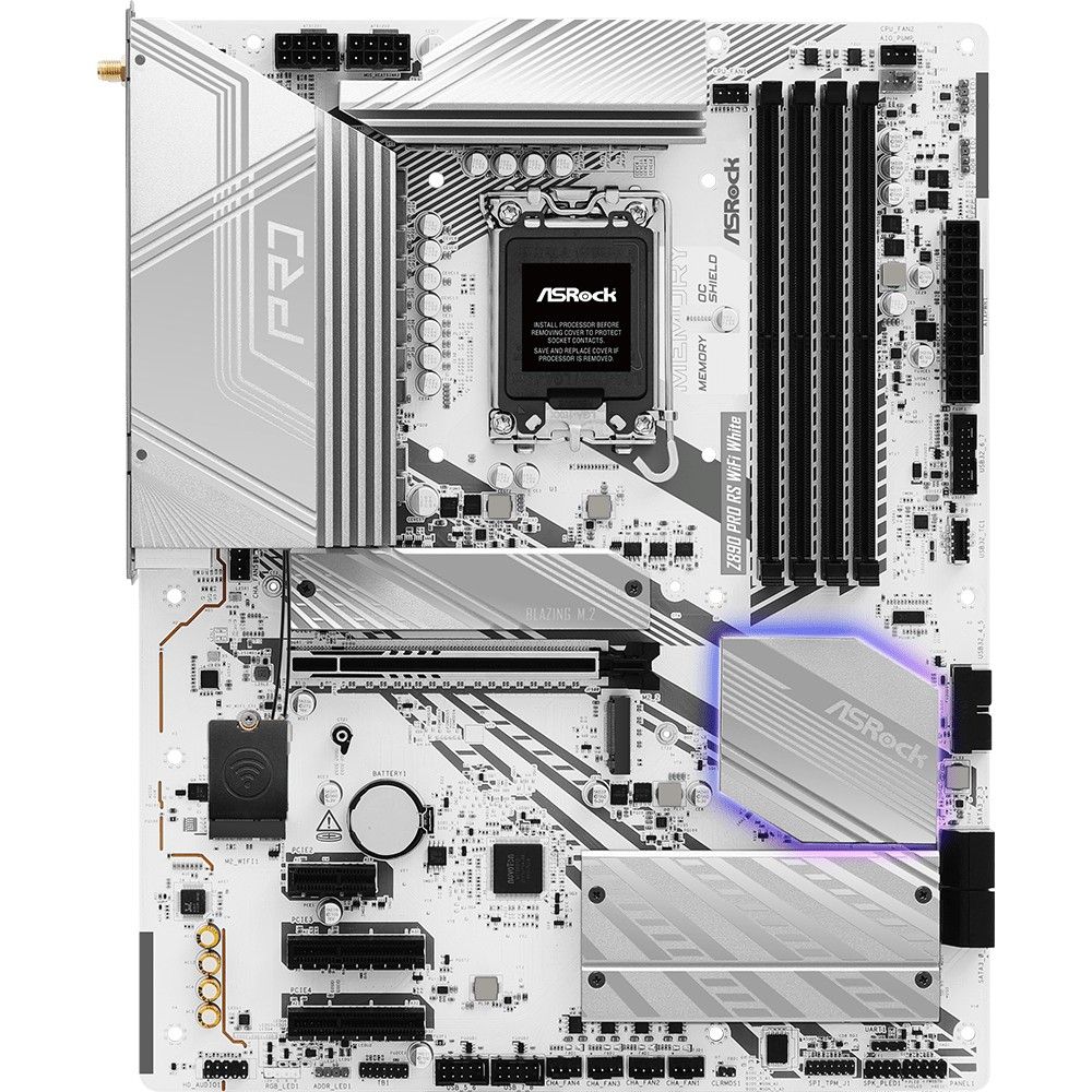 Pllakë Amë ASROCK Z890 Pro RS WiFi White