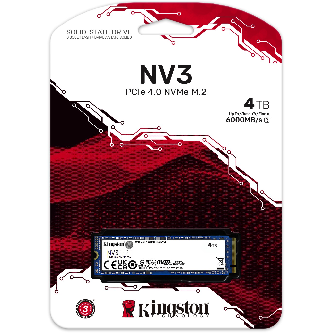 SSD të Brendshme M.2 4TB Kingston NV3 NVMe PCIe 4.0 x 4 - Figura 5