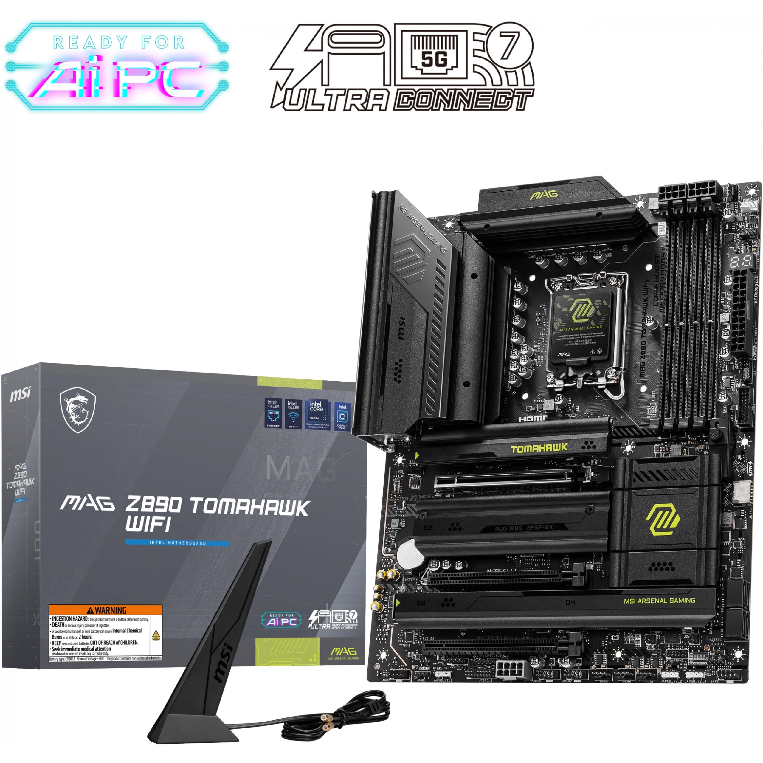 Pllakë Amë MSI MAG Z890 TOMAHAWK WIFI - Figura 5