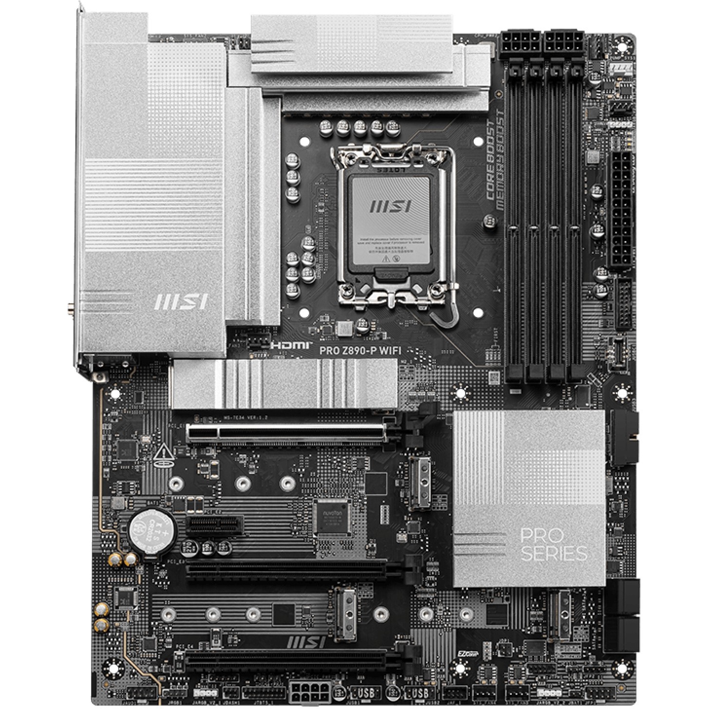 Pllakë Amë MB Intel MSI Z890-P Pro Wifi / LGA 1851 / DDR5 / HDMI+DP - Figura 2