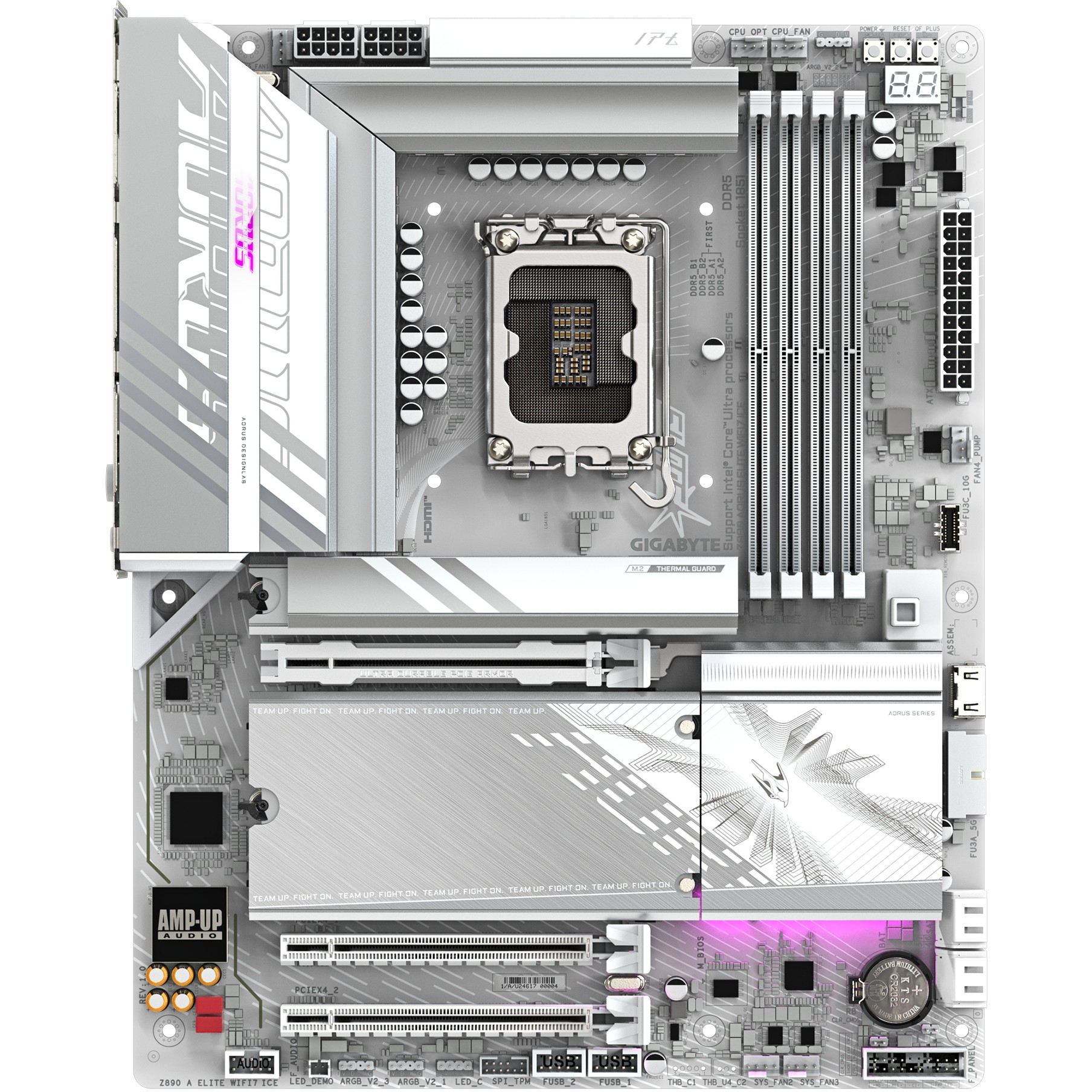 Pllakë Amë GIGA Z890 AORUS ELITE WIFI7 ICE S1851/DDR5/ATX - Figura 2