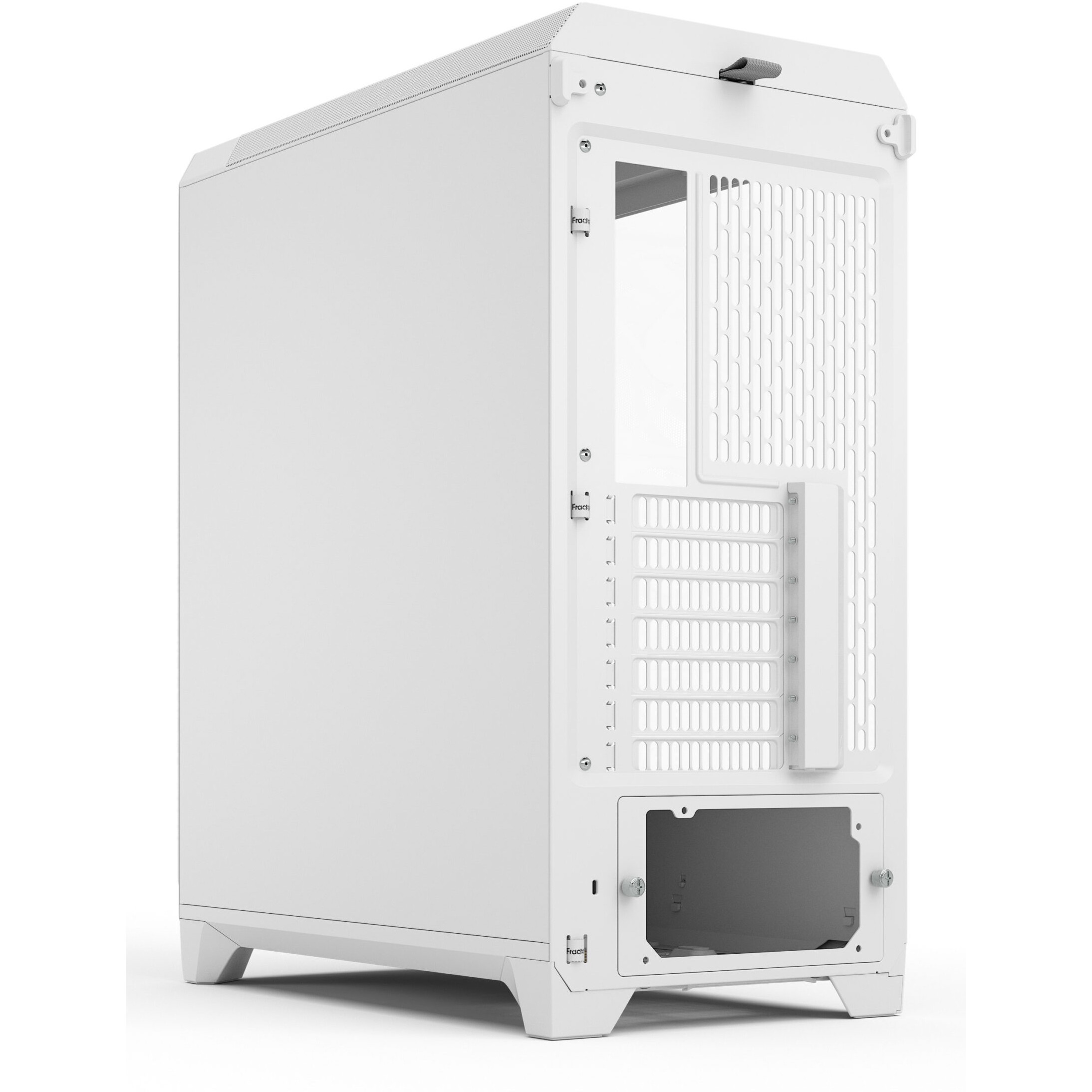 Kasë Midi Fractal Design Meshify 3 RGB TG Light Tint – Bardhë - Figura 4