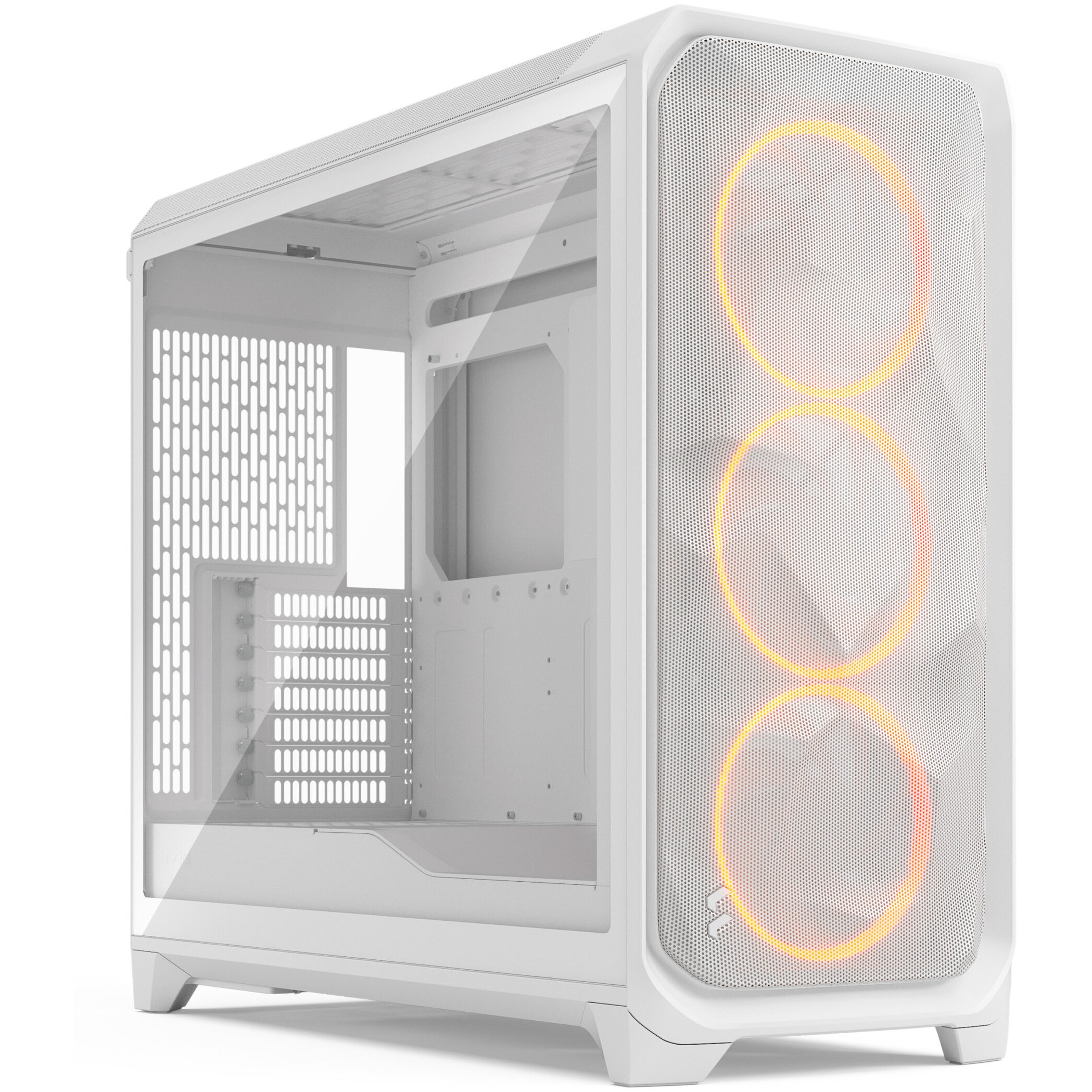Kasë Midi Fractal Design Meshify 3 XL RGB TG Light Tint – Bardhë